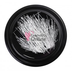 Fire din matase subtiri pentru decor unghii LSM04 Silver